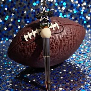 Football Theme Pen with Football Accent (football not included)